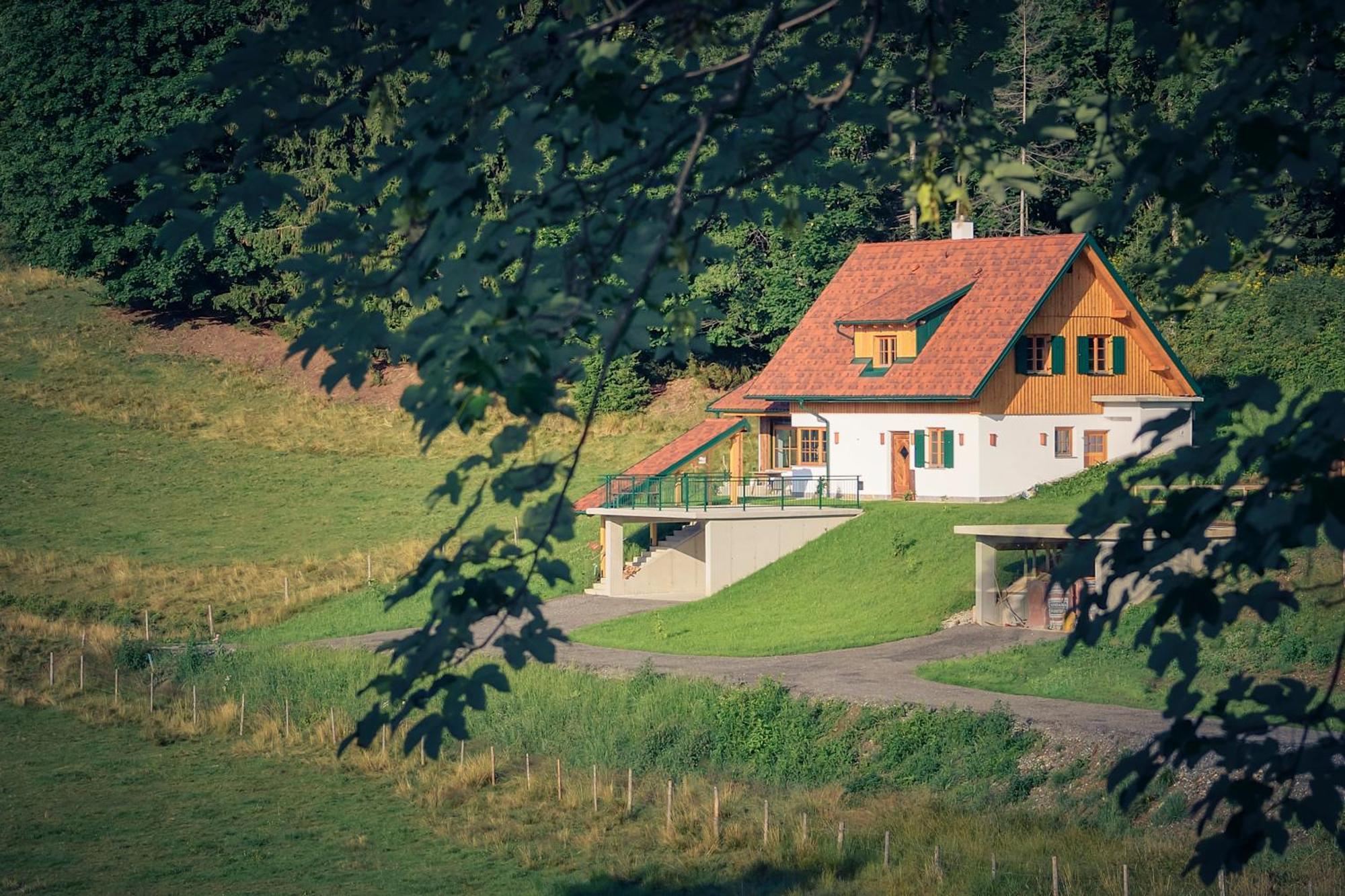 Ferienhaus Almruhe Villa Schwanberg Exterior foto